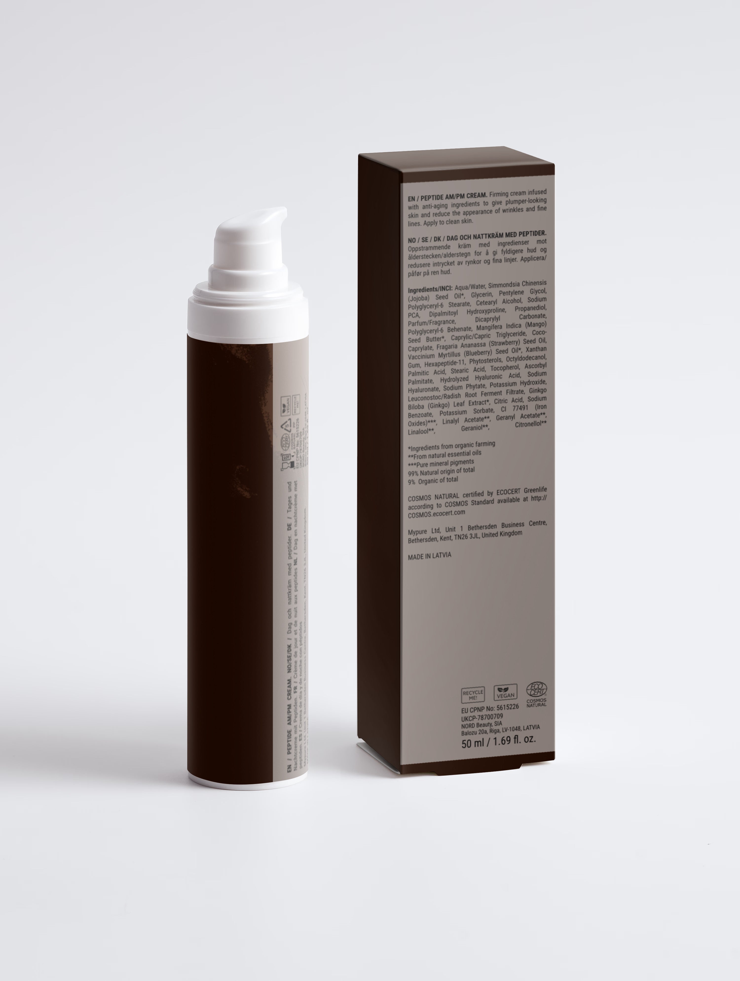 Peptide Day and Night Cream for Youthful, Hydrated Skin