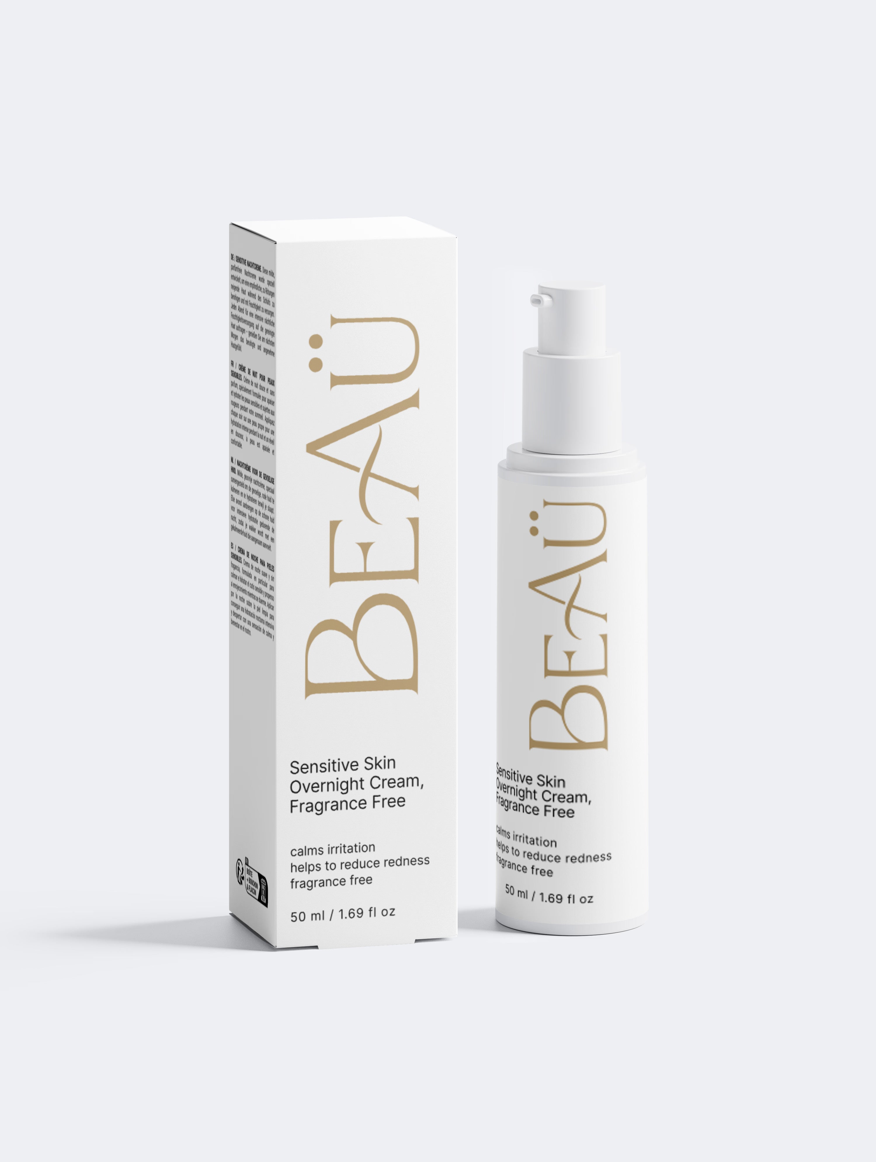Sensitive Skin Overnight Cream Fragrance Free
