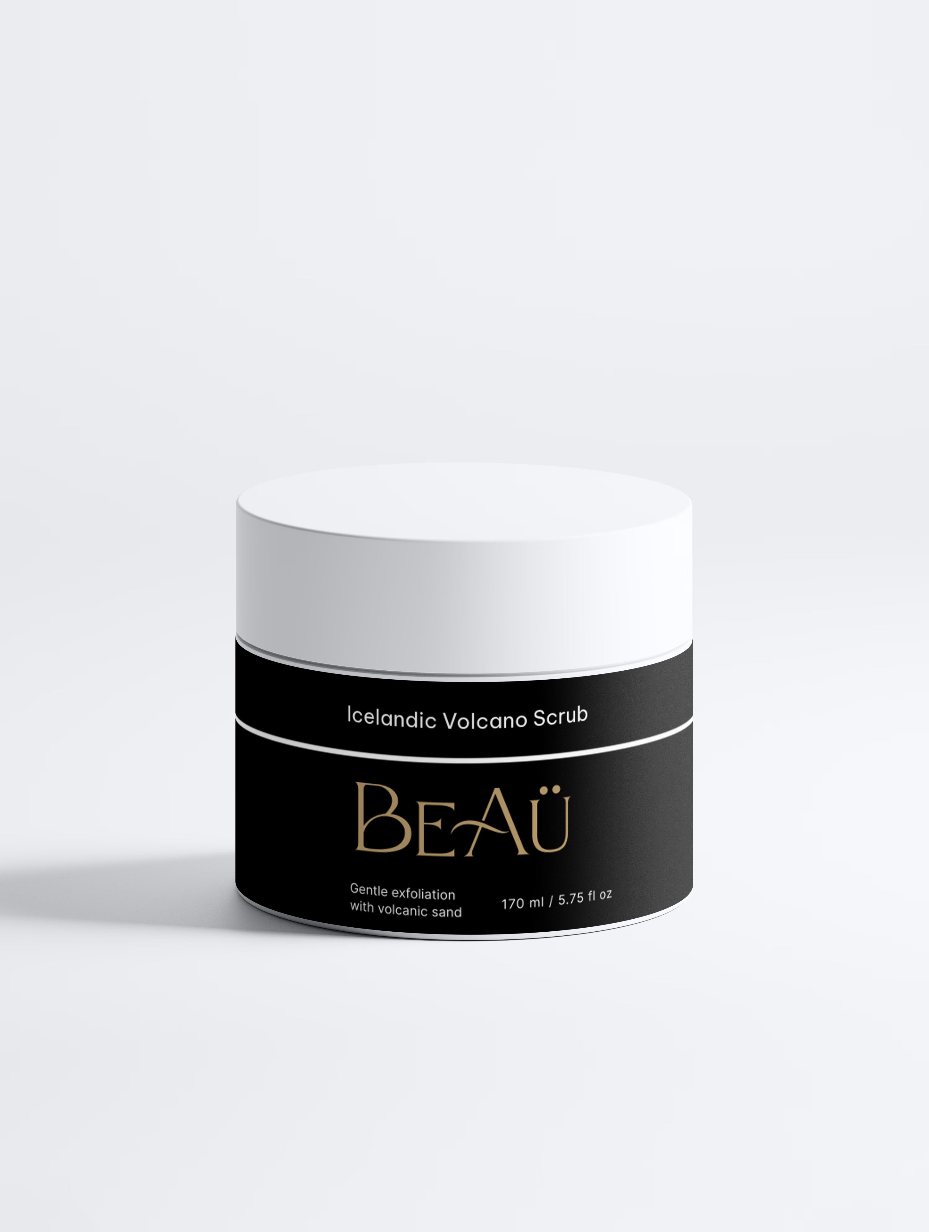 volcanic sand face and body scrub